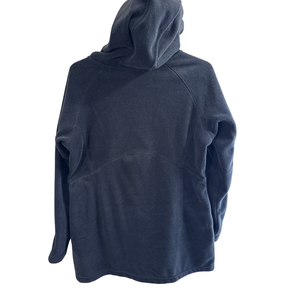 Columbia Benton Springs II Long Hoodie Womens Large Black Fleece AL6485 - Picture 2 of 8